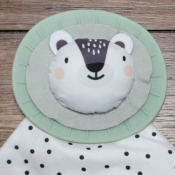 Taf Toys Infant Security Blanket w/ Teething Ring 7.5" X 7.5" - Picture 2 of 6